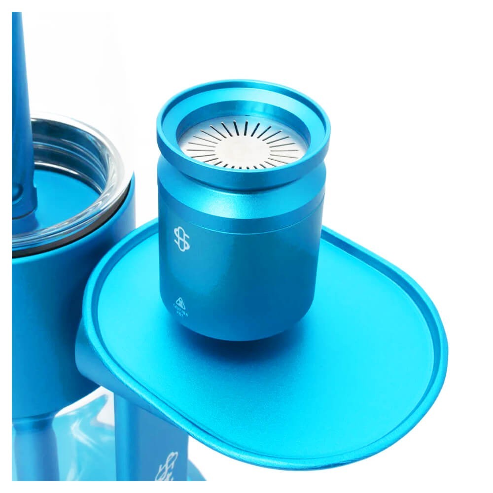 Stundenglass Gravity Hookah Bong w Carry Case Gravity Infuser - BLUE - Full Size