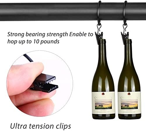 Openable Metal Curtain Rings Set