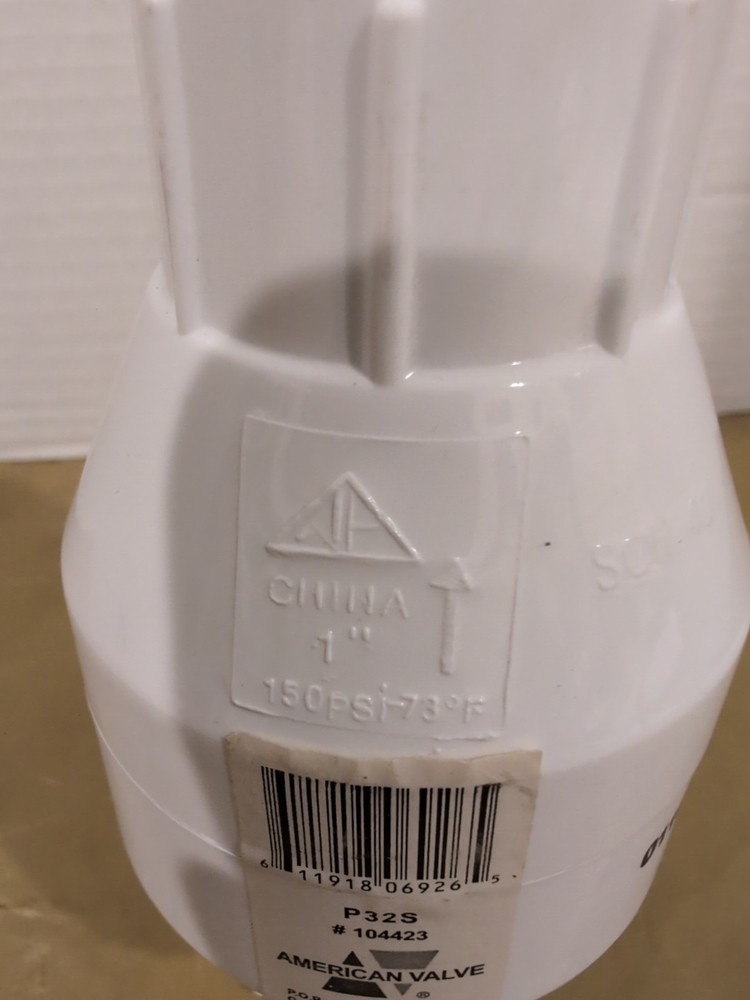 1" PVC Swing Check Valve