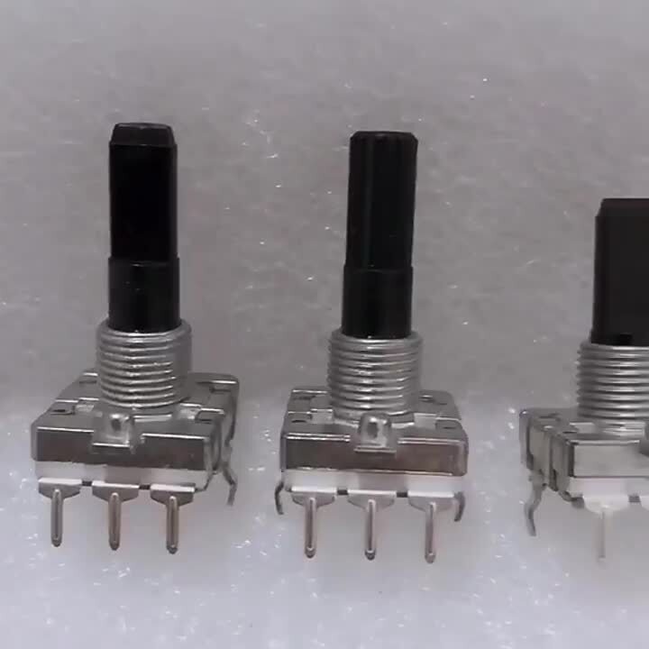 Encoder 3-pin Amplifier Volume Adjuster 360° Rotary Potentiometer EC16 Series