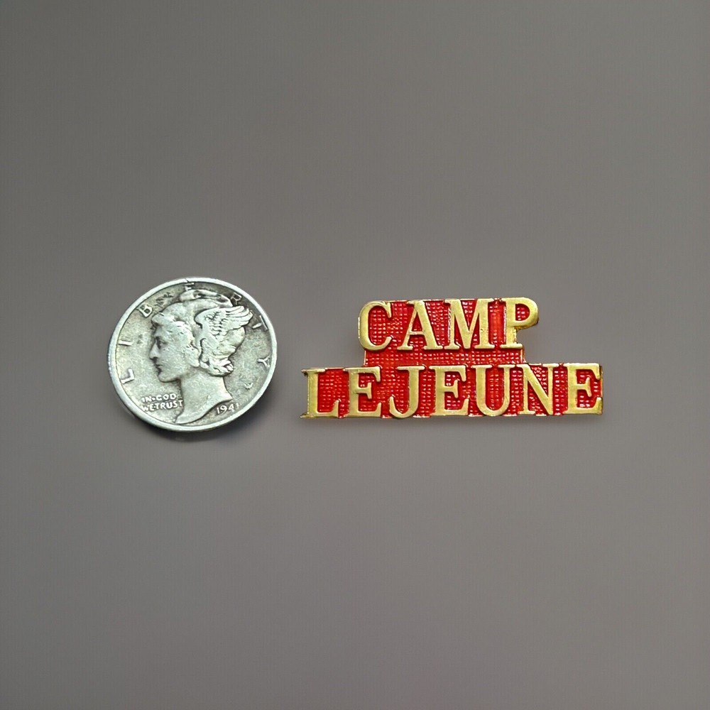 CAMP LEJEUNE MARINE CORPS BASE HAT PIN