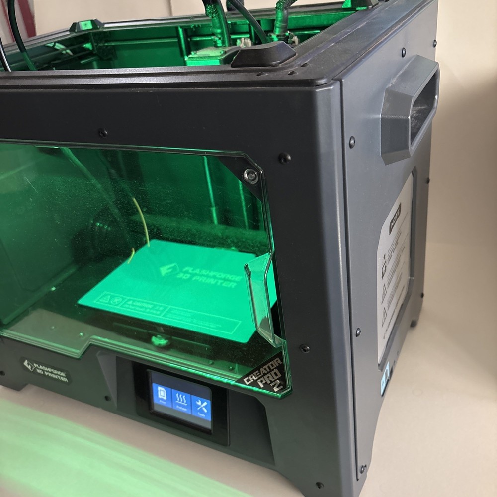 Flashforge Creator Pro 2 Independent Dual Extruder 3D Printer PREOWNED TESTED