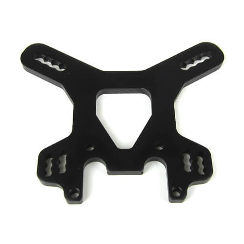 Tekno RC Shock Tower (front, 7075 aluminum, black anodized)