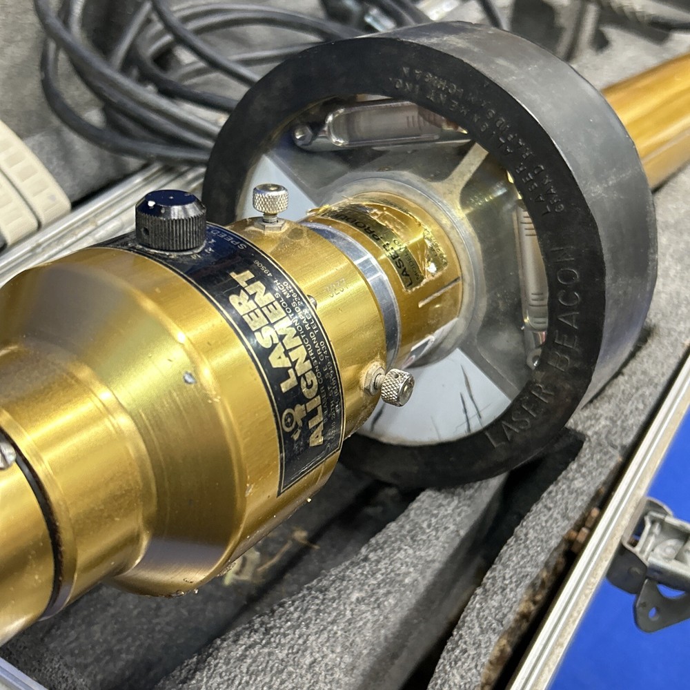 Brass laser alignment tool beacon 2000 Untested in hard case