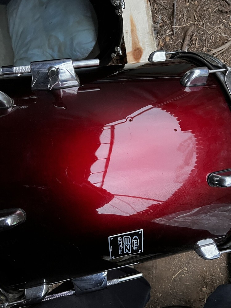 PDP DW Ez Series Ruby Red 16 x 16" Floor Tom