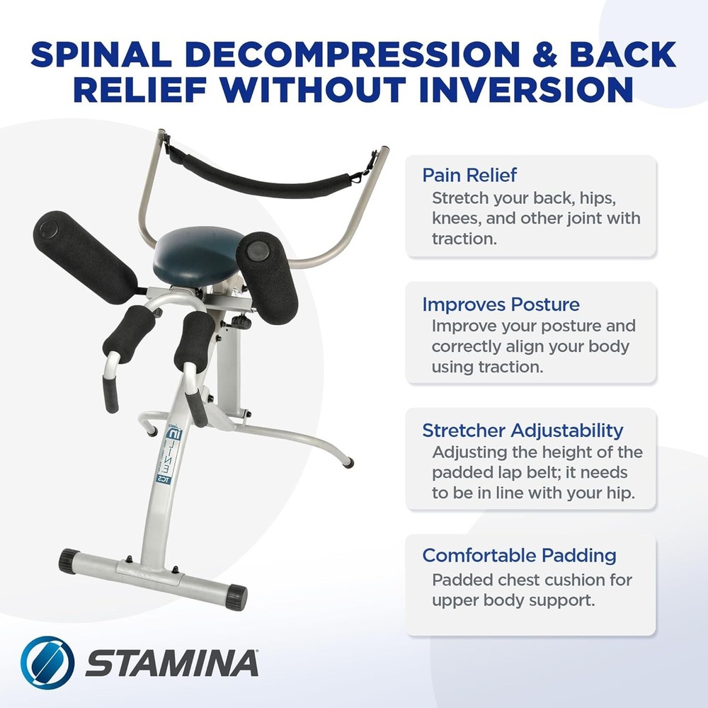InLine Traction Control System, Back Pain Relief & Spine Decompression Machin...