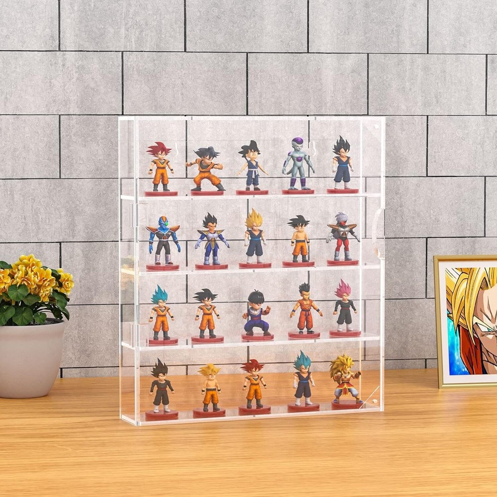 Acrylic Display Case For Mini Funko Pop Figures 4 Layer Storage Box Organizer