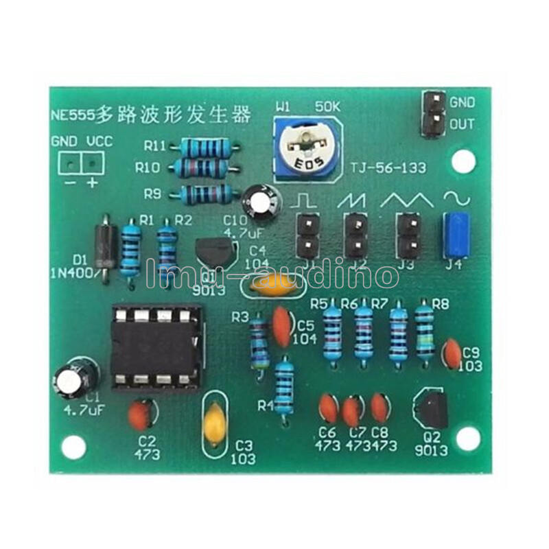 DIY Kits MultiChannel NE555 Waveform Generator Module Sine Triangle Square Wave