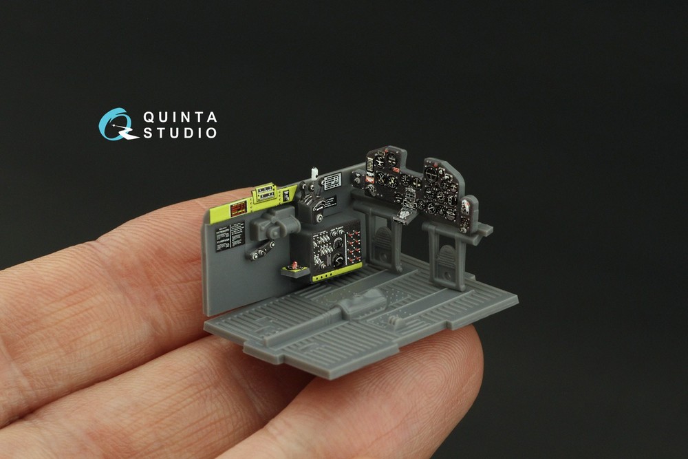 Quinta Studios 1/48 P-47B THUNDERBOLT 3D PRINTED & COLORED INTERIOR SET Dora W.