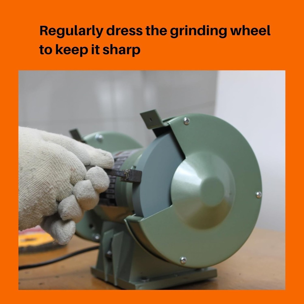 80 Grit Silicon Carbide Bench Grinding Wheel - Durable & Medium Grit Performance