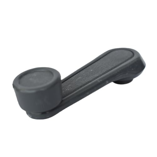 2 Pcs Manual Window Crank Handle Black with Chrome Center Left & Right Pair