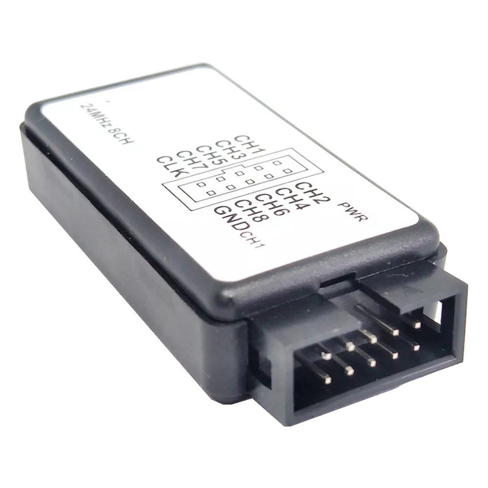 USB 24M Logic Analyzer for Analyzing UART Signals with 8 Channel Support