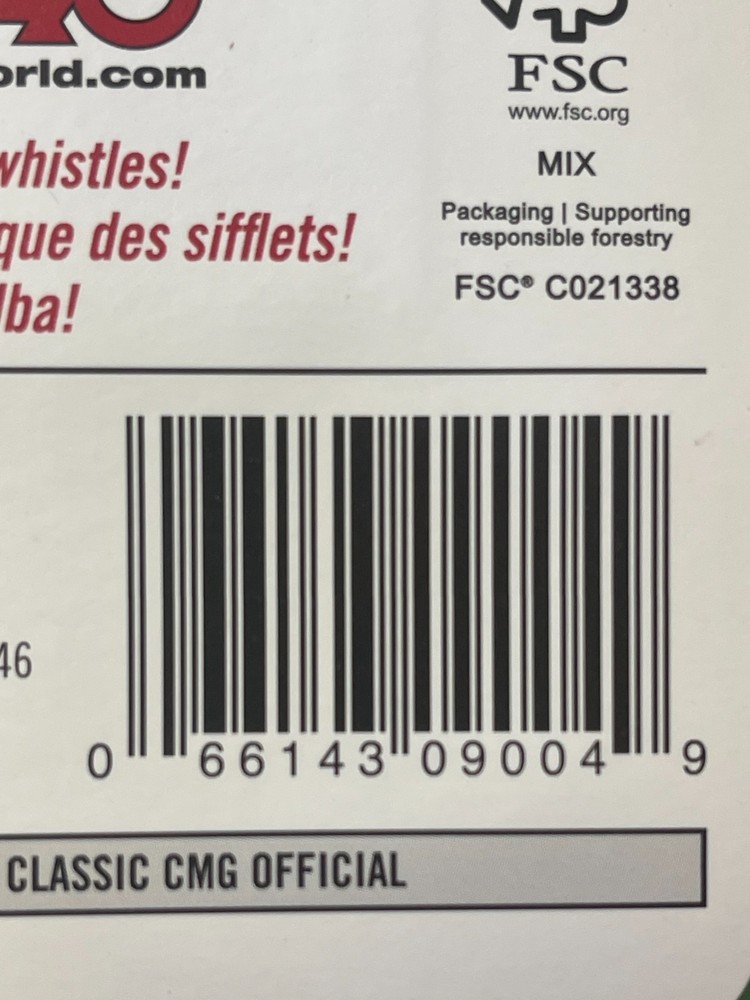 Fox 40- Classic CMG Whistle Black