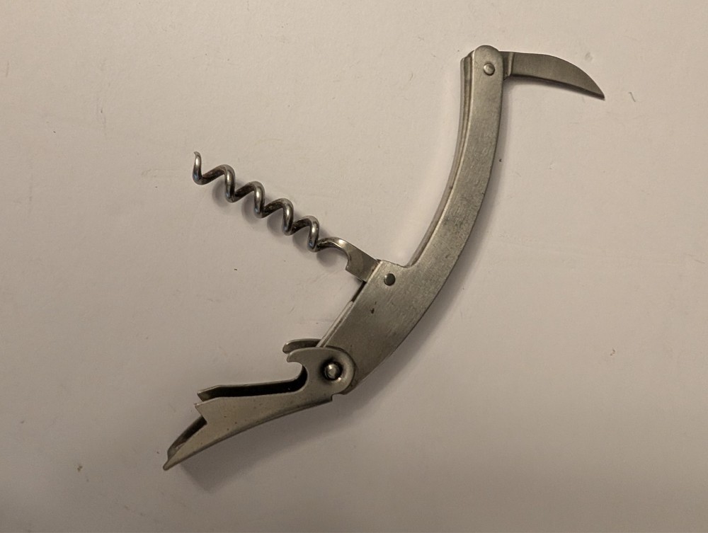 Farberware 4.25" Wine Opener - Corkscrew - Knife - USED