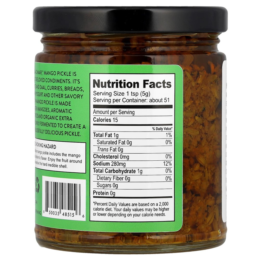 Raw Mango Pickle , 9 oz (255 g)