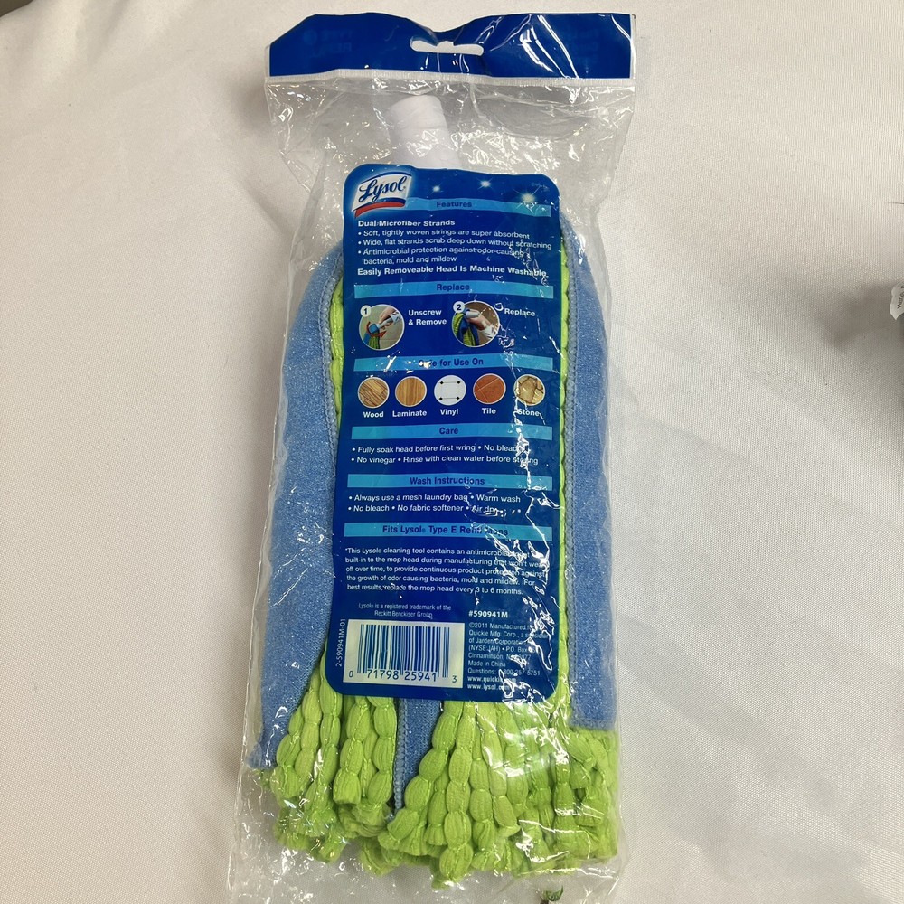 Lysol Cone Mop Supreme Refill Completely Clean Fits Type E 590941M NEW