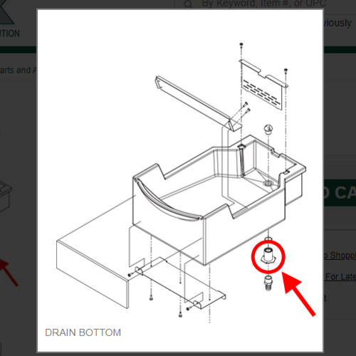 DRAIN BOTTOM # 1011351-05