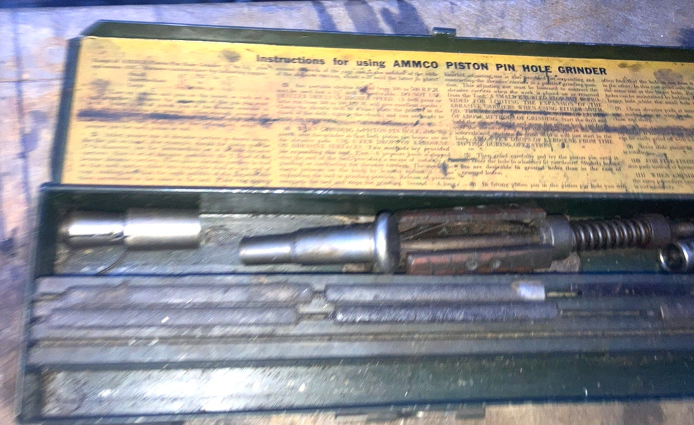 AMMCO Piston Pin Hole Grinder - Original Case With Instructions