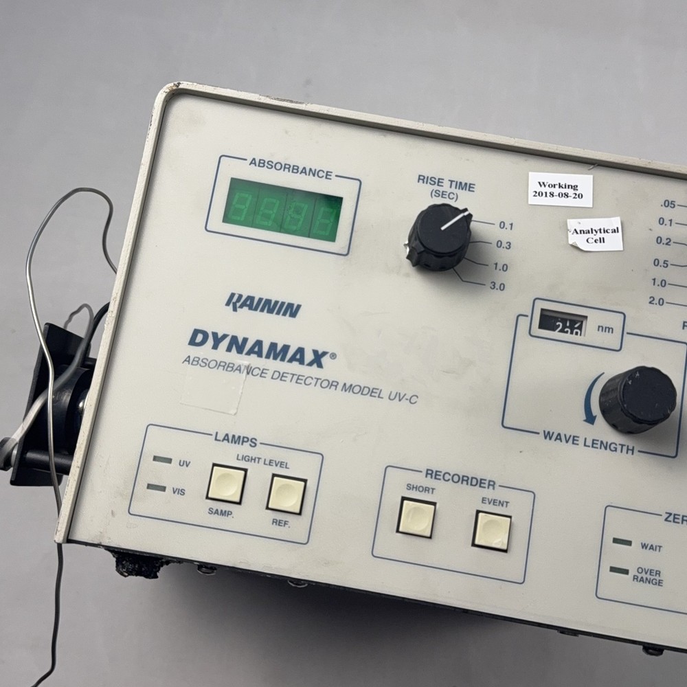 Rainin Dynamax Model UV-C Absorbance Detector TESTED WORKING Read*