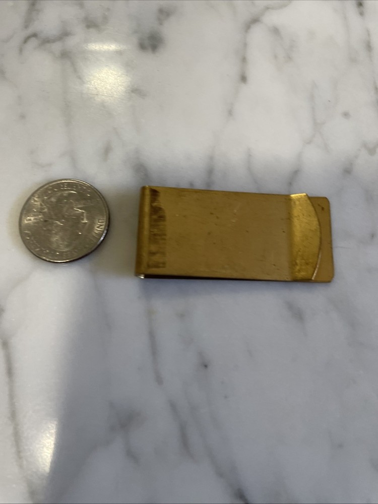 Vintage Solid Brsss Money Clip