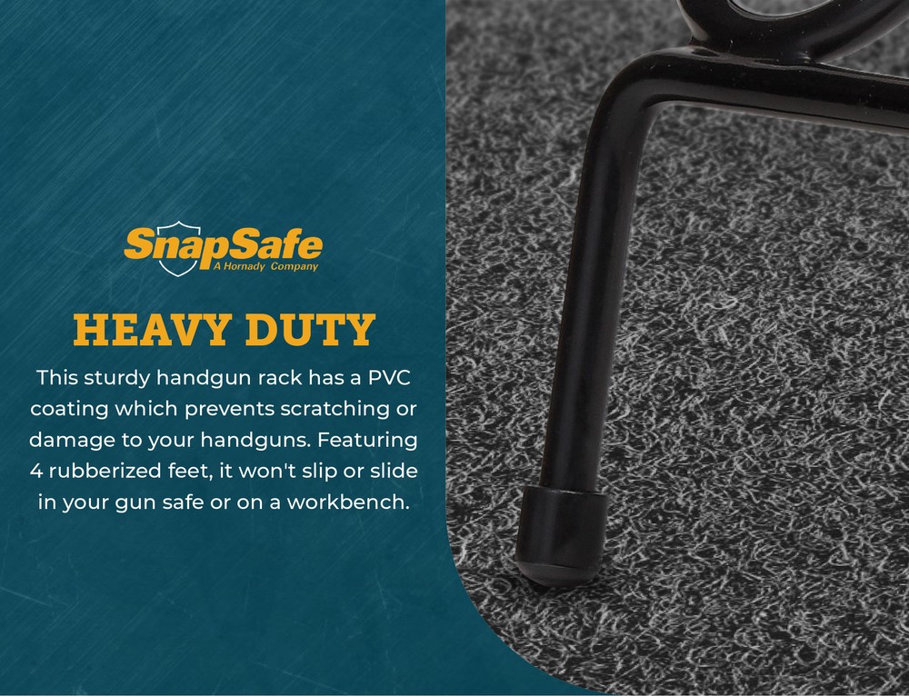 SnapSafe 4 Gun Pistol Rack