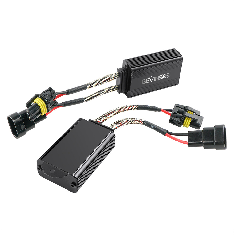 9005 9006 LED Headlight Canbus Decoder Error Free Anti Flicker Resistor Canceler