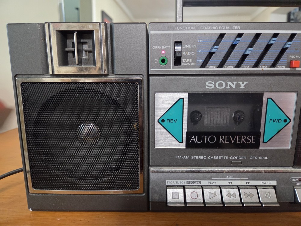 Sony 1986 Boombox CFS-5000