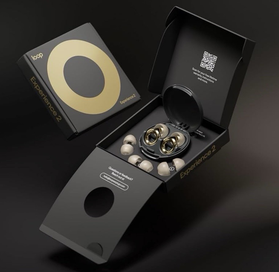 Loop Experience 2 Ear Plugs – Stylish Certified Hearing Protection Gold