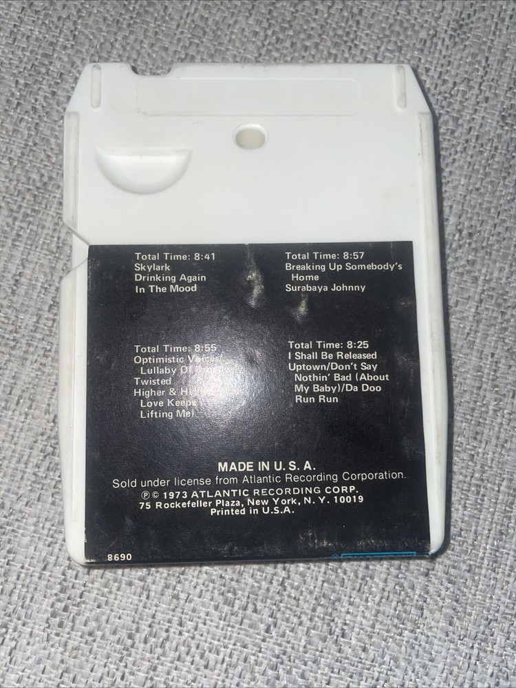 Bette Midler 8 Track Tape Atlantic TP 7270 Box