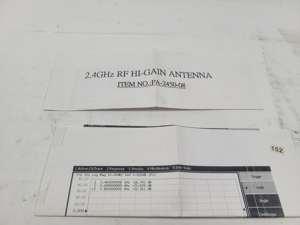 Dakota Micro_WA8P_WHITE_Panel Mount Directional Antenna_8DBI