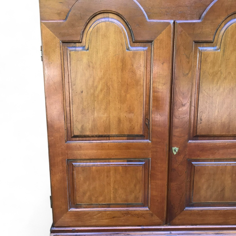 Wright Table Co. Cherry 2 part Secretary Desk