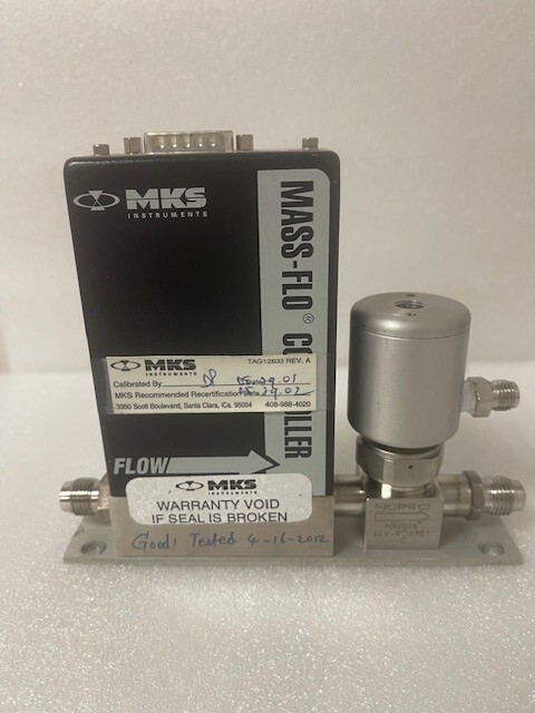 MKS Instruments Mass - Mass Flow Controller 500 sccm N2/ used, working condition