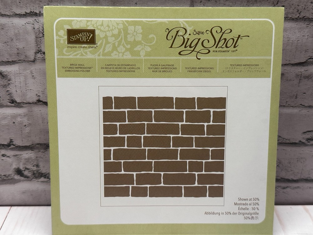 Stampin Up! BRICK WALL ~ Embossing Folder