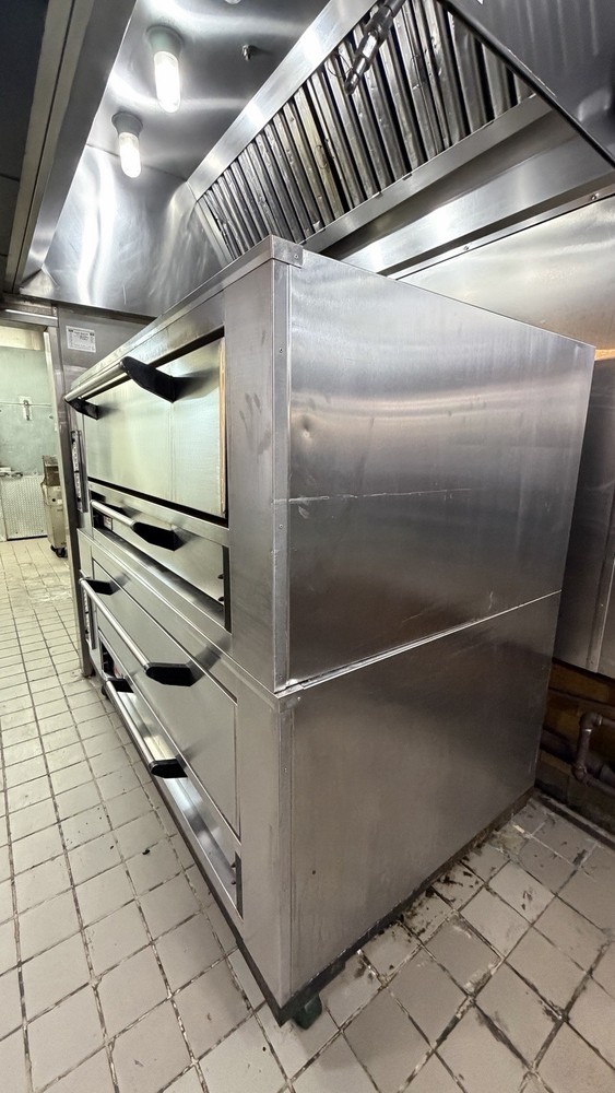 Marsal & Sons SD 1060 Natural Gas 2-Deck Stackable Commercial Pizza Deck Oven