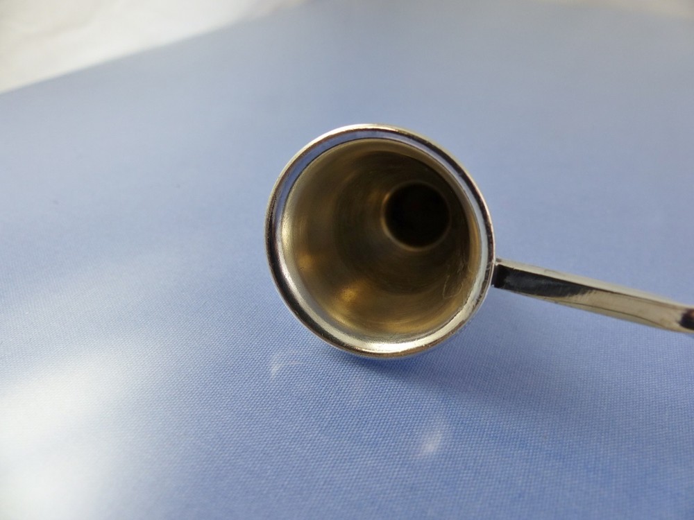 PLAIN TWIST HANDLE long CANDLE SNUFFER STERLING BY H