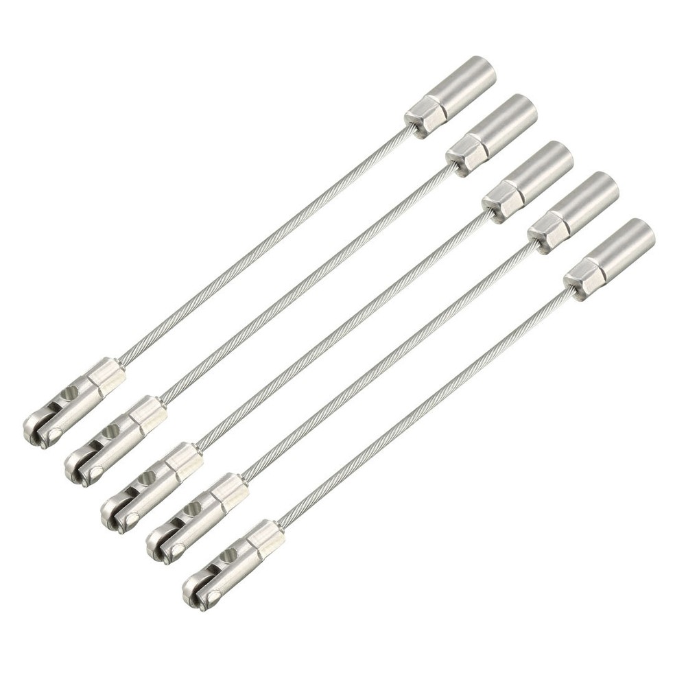 5PCS 117mm Fish Tape Leader Wire Cable Puller with Roller for 4mm Wire Puller