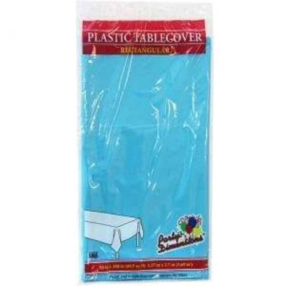 Tablecover Plastic Island Blue Rectangular 54''X108'' :1CT