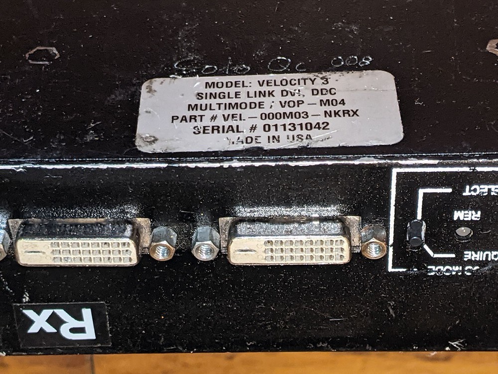 ThinkLogical Velocity DVI Digita Video Extension System