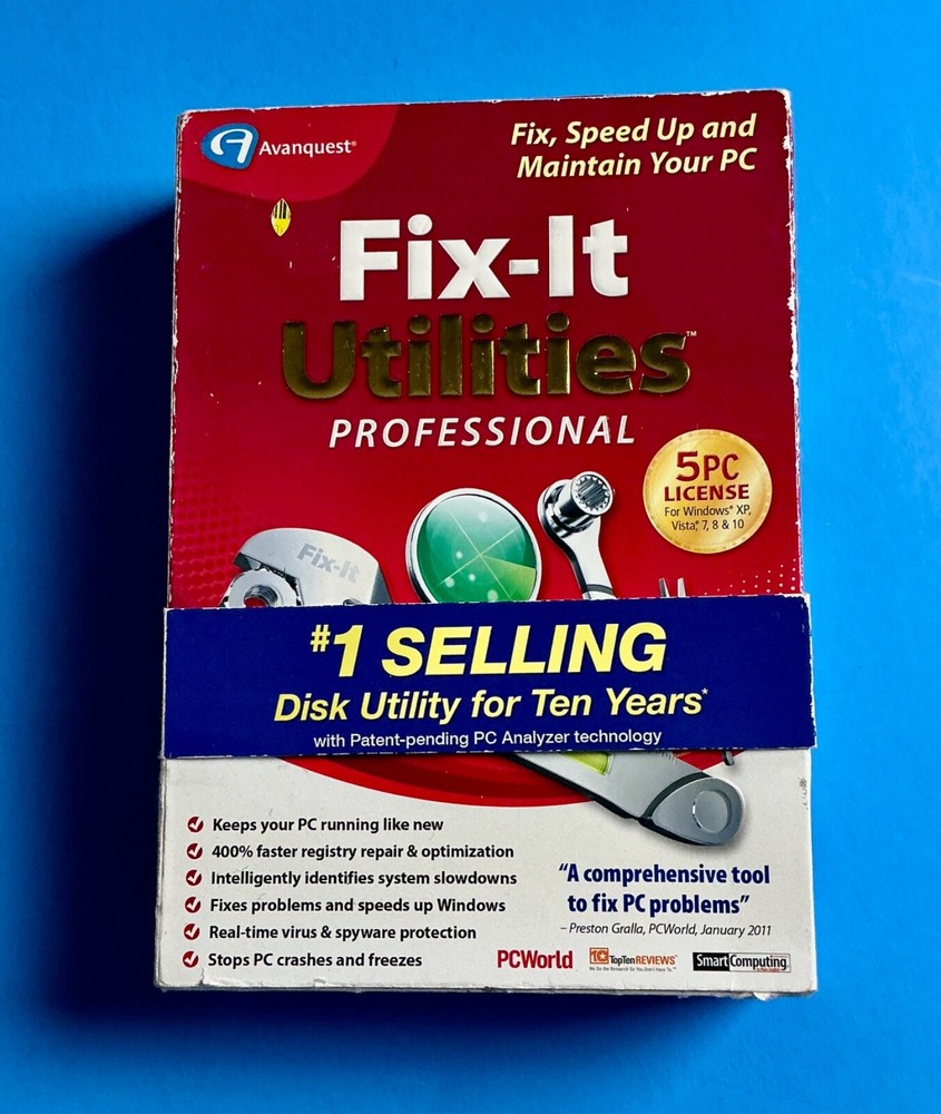 FIX-IT UTILITIES PROFESSIONAL 5 PC LICENSE