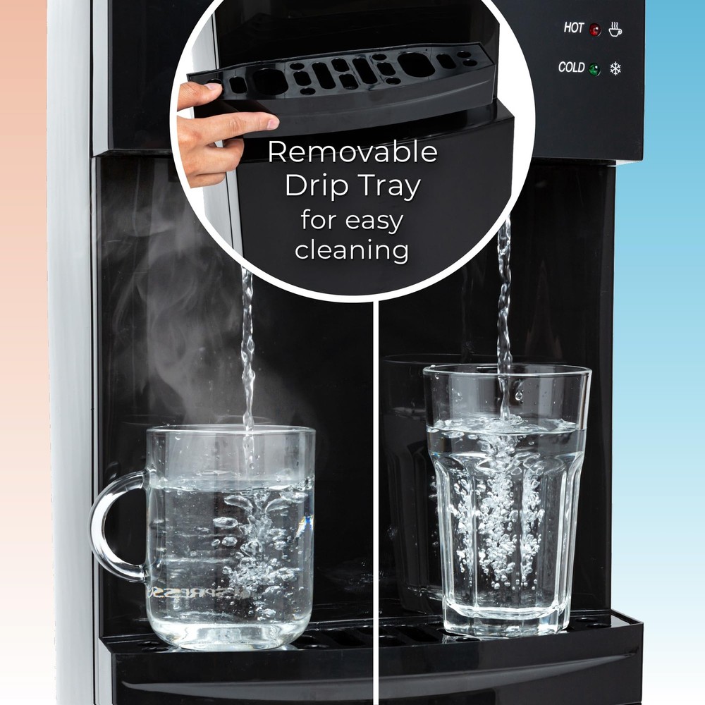 Top Loading Water Cooler with Removable Drip Tray & Energy-Saving Features- W...