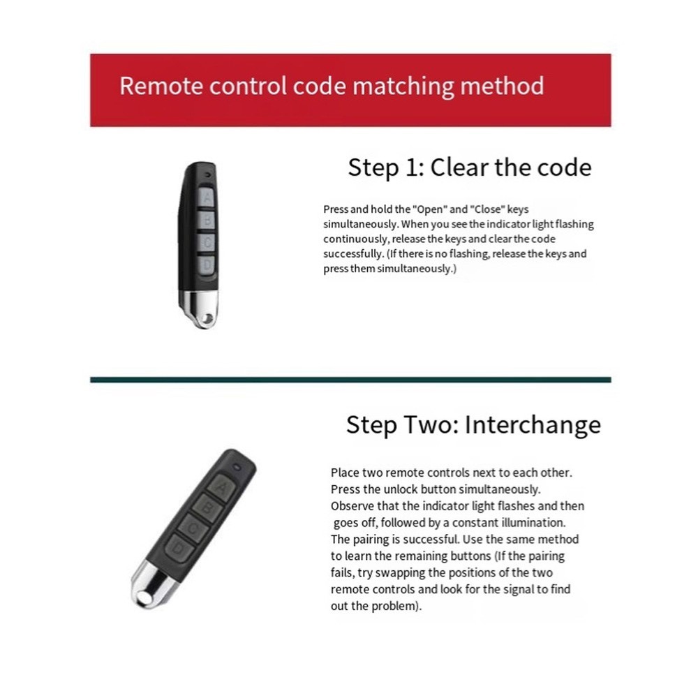 433MHz Remote Control Compact Duplicator for Garage Doors Systems3333