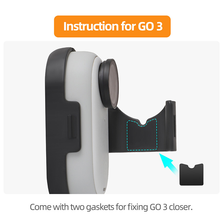 Foldable Vertical Horizontal Mount Adapter Bracket for Insta360 GO 3S/3 Camera