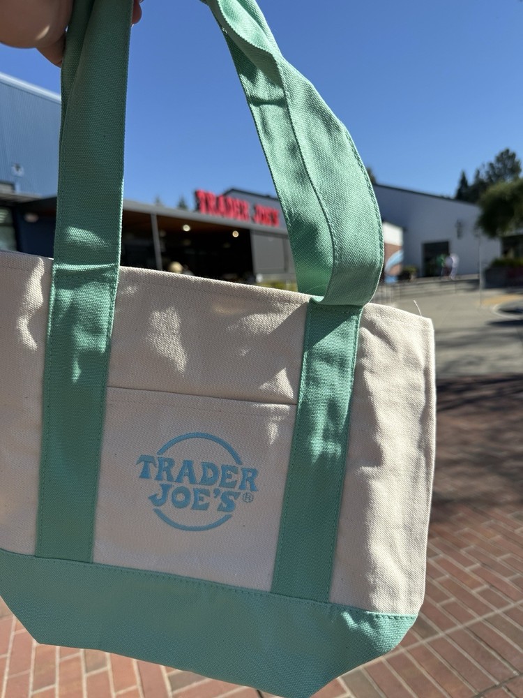Trader Joe's Mint Green Mini Tote!