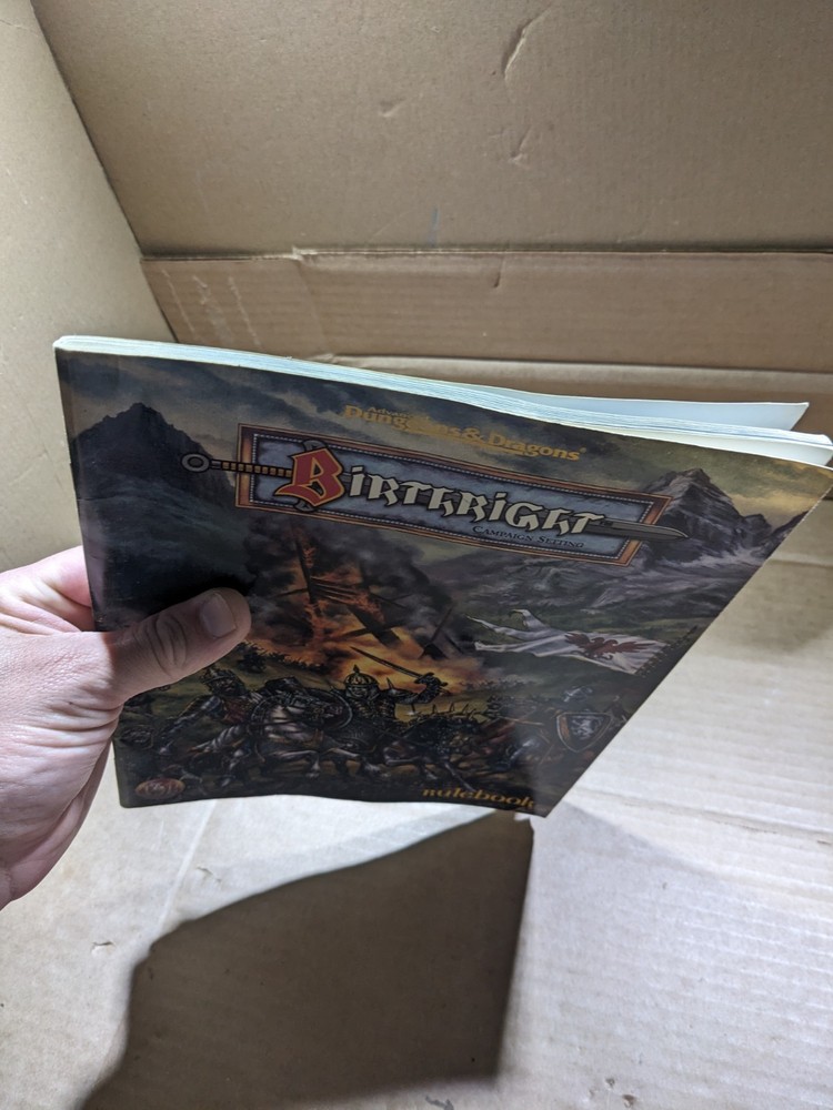 Advanced Dungeons & Dragons Campaign Setting Birthright Rulebook