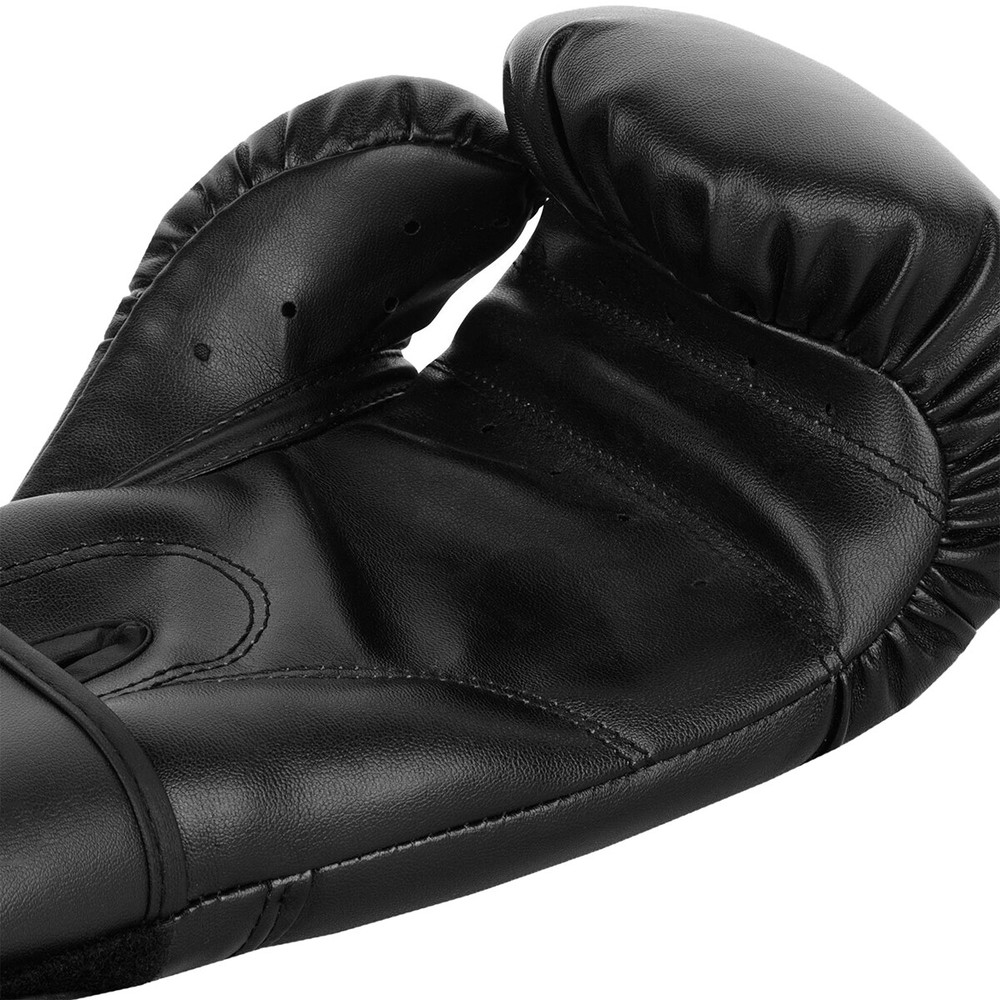 Venum Contender Hook and Loop Training Boxing Gloves - Black/Gray