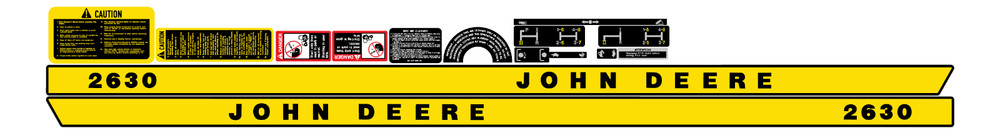 2630 John Deere Decal Set