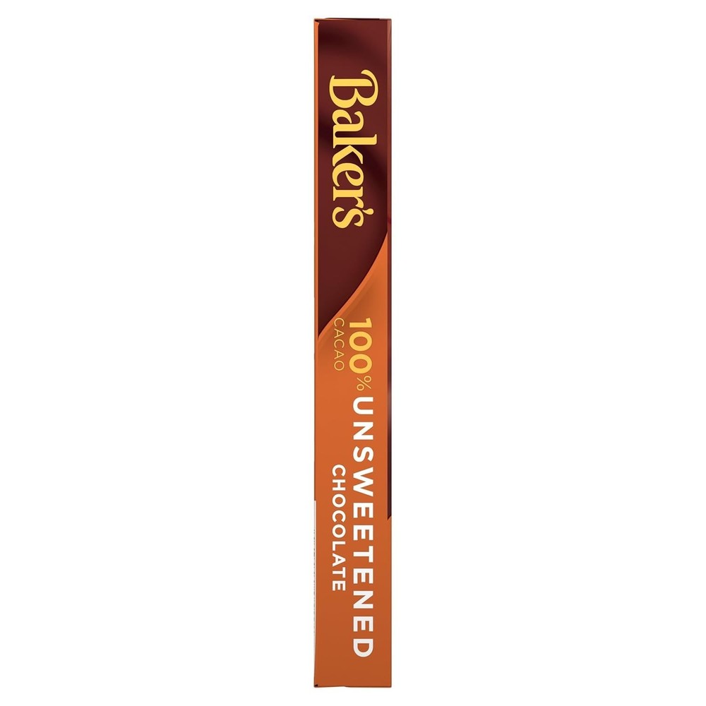 4 oz Baker's Unsweetened Chocolate Bar - Elevate Your Baking Experience
