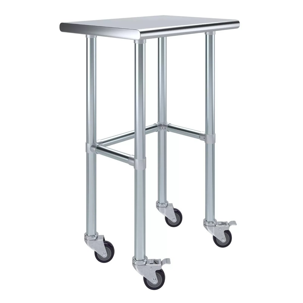 NSF Certified Stainless Steel Prep & Work Table 36"x18", for Restaurant Use