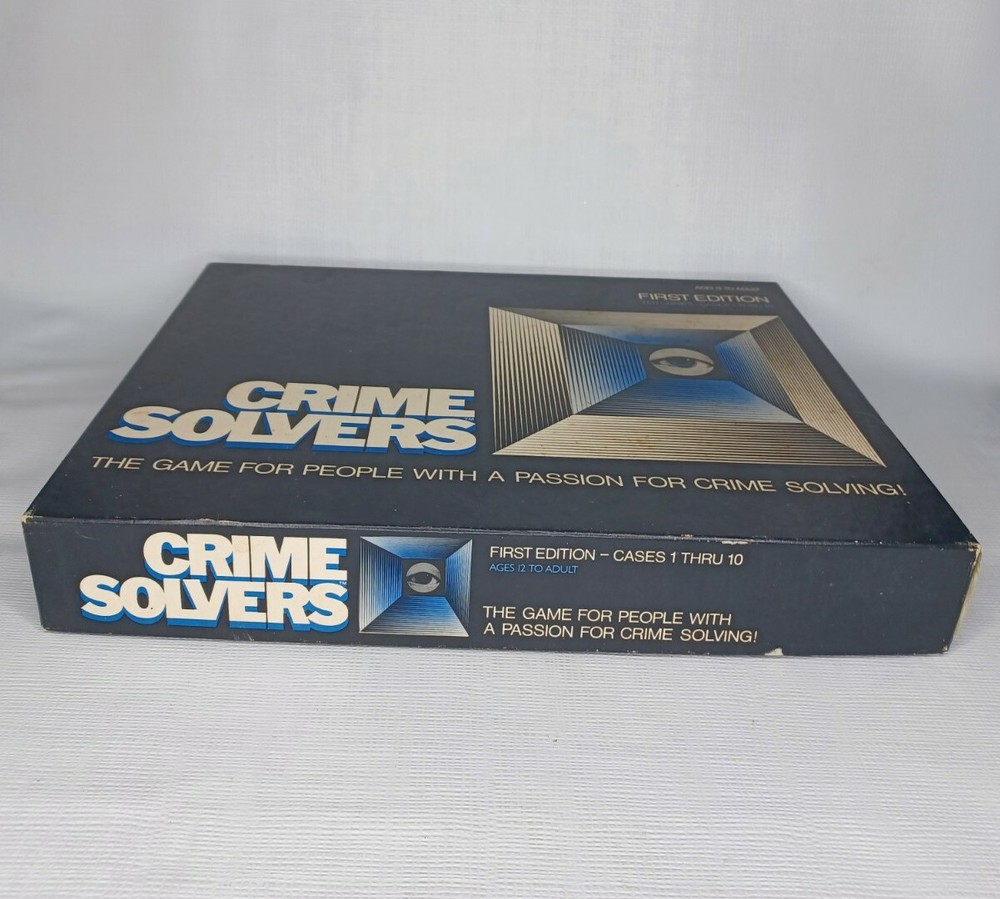 Vintage 1986 Crime Solvers Forensics Board Game