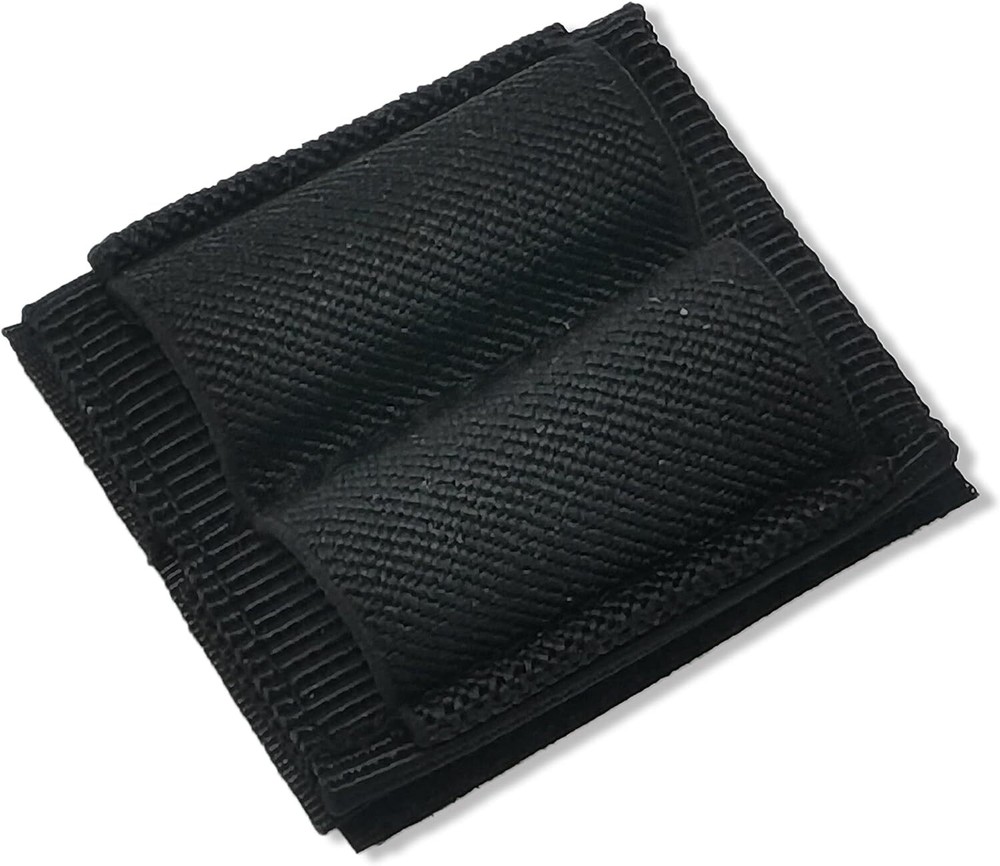 2X Tactical Patch 2 Round Ammo Holder Adhesive Cartridges Hook Loop Bullet Pouch